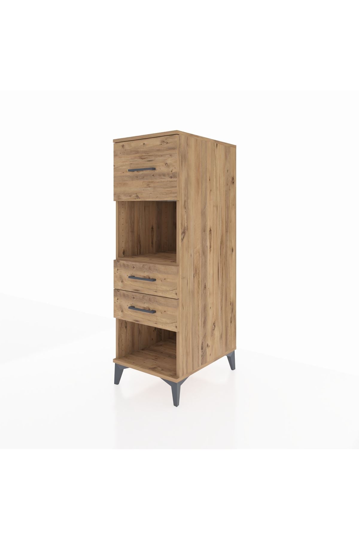 Kronos Dolap Tek Raflı 3 Çekmeceli 44x59x134 - S82M091V9C