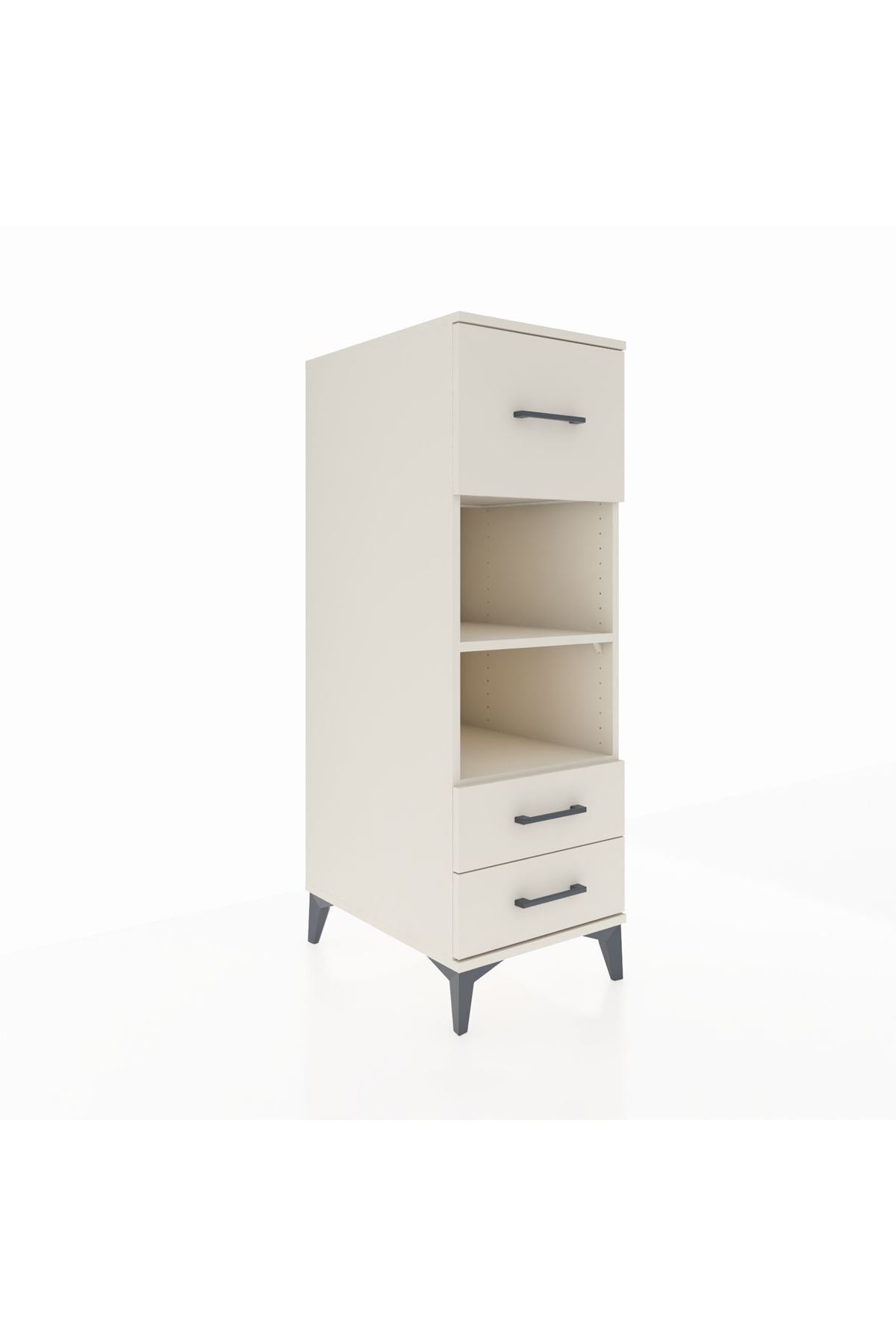 Kronos Dolap 2 Raflı 3 Çekmeceli 44x59x134 - S82M092V1C