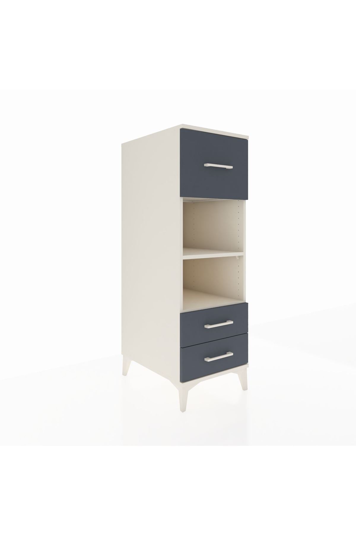 Kronos Dolap 2 Raflı 3 Çekmeceli 44x59x134 - S82M092V2C