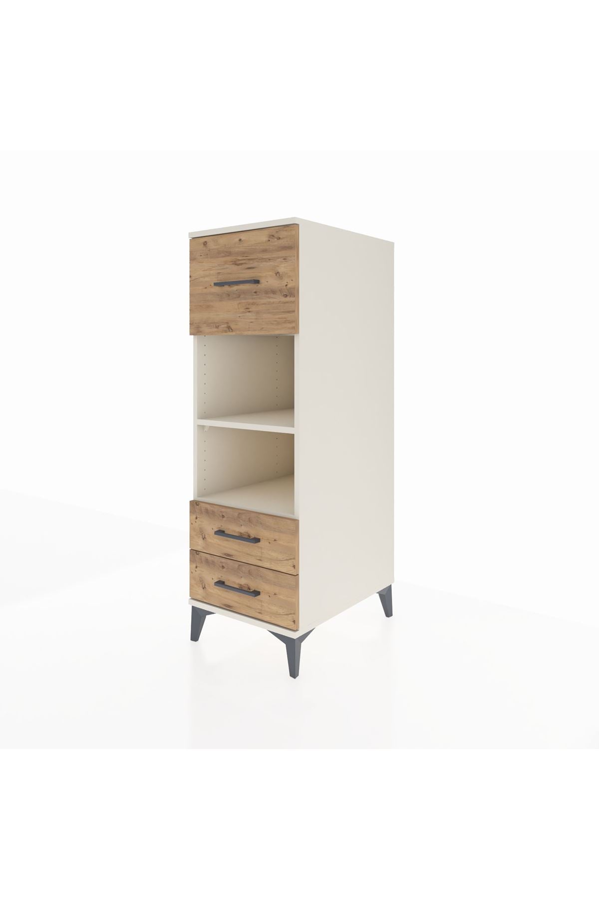 Kronos Dolap 2 Raflı 3 Çekmeceli 44x59x134 - S82M092V3C