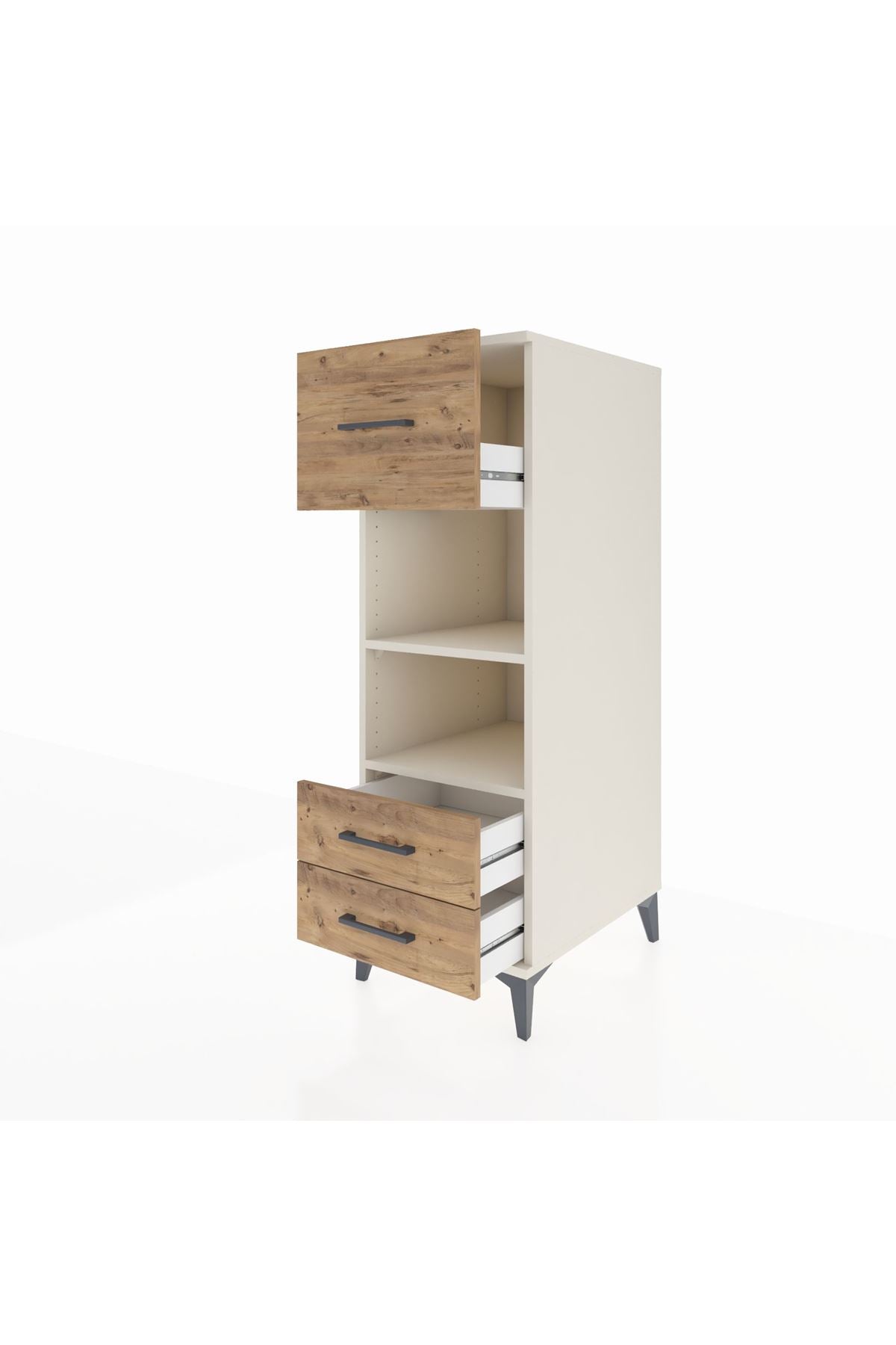 Kronos Dolap 2 Raflı 3 Çekmeceli 44x59x134 - S82M092V3C