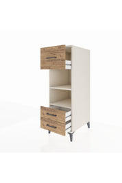 Kronos Dolap 2 Raflı 3 Çekmeceli 44x59x134 - S82M092V3C