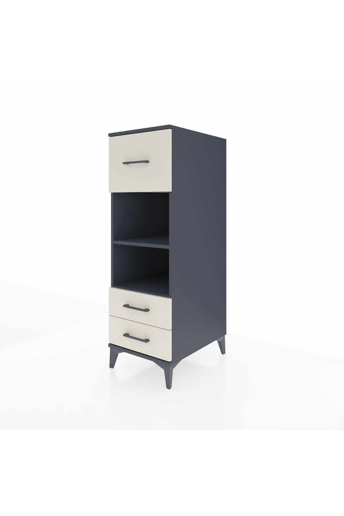 Kronos Dolap 2 Raflı 3 Çekmeceli 44x59x134 - S82M092V4C