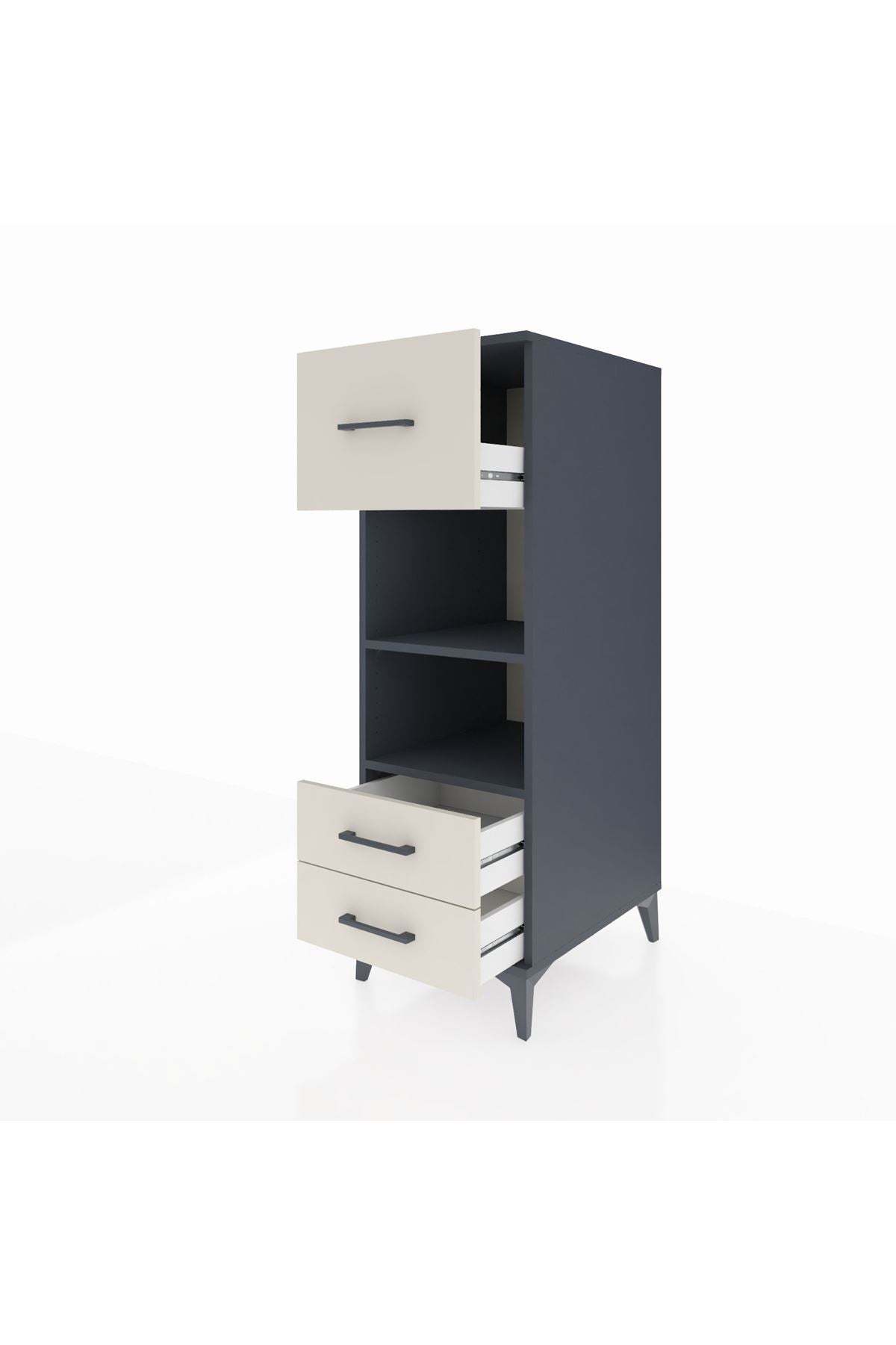 Kronos Dolap 2 Raflı 3 Çekmeceli 44x59x134 - S82M092V4C