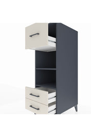 Kronos Dolap 2 Raflı 3 Çekmeceli 44x59x134 - S82M092V4C