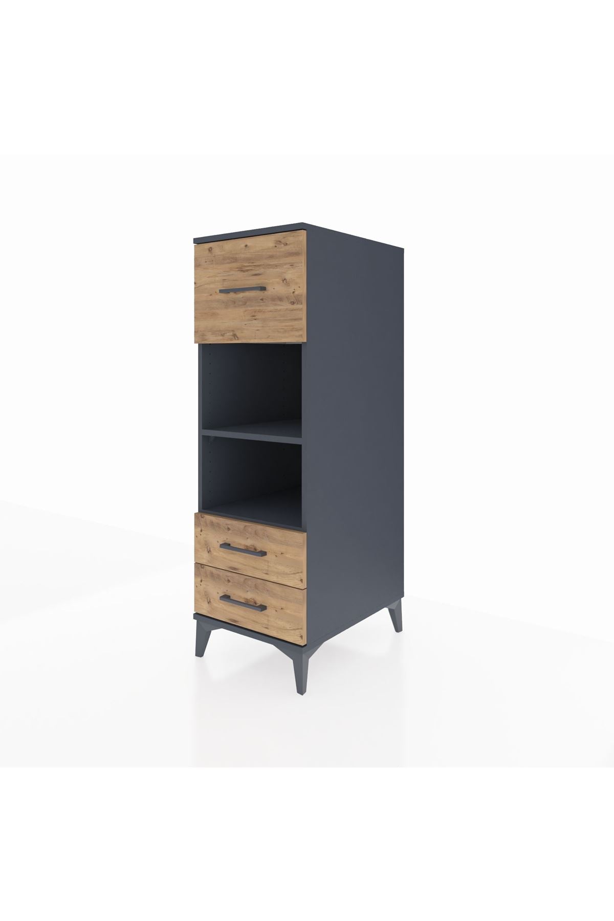 Kronos Dolap 2 Raflı 3 Çekmeceli 44x59x134 - S82M092V6C