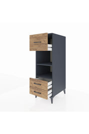 Kronos Dolap 2 Raflı 3 Çekmeceli 44x59x134 - S82M092V6C