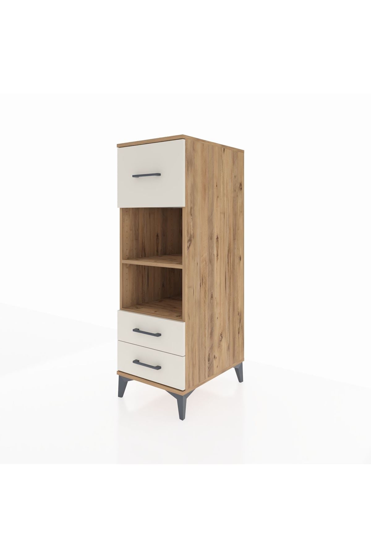 Kronos Dolap 2 Raflı 3 Çekmeceli 44x59x134 - S82M092V7C