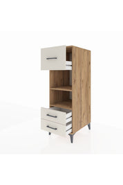 Kronos Dolap 2 Raflı 3 Çekmeceli 44x59x134 - S82M092V7C