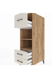 Kronos Dolap 2 Raflı 3 Çekmeceli 44x59x134 - S82M092V7C