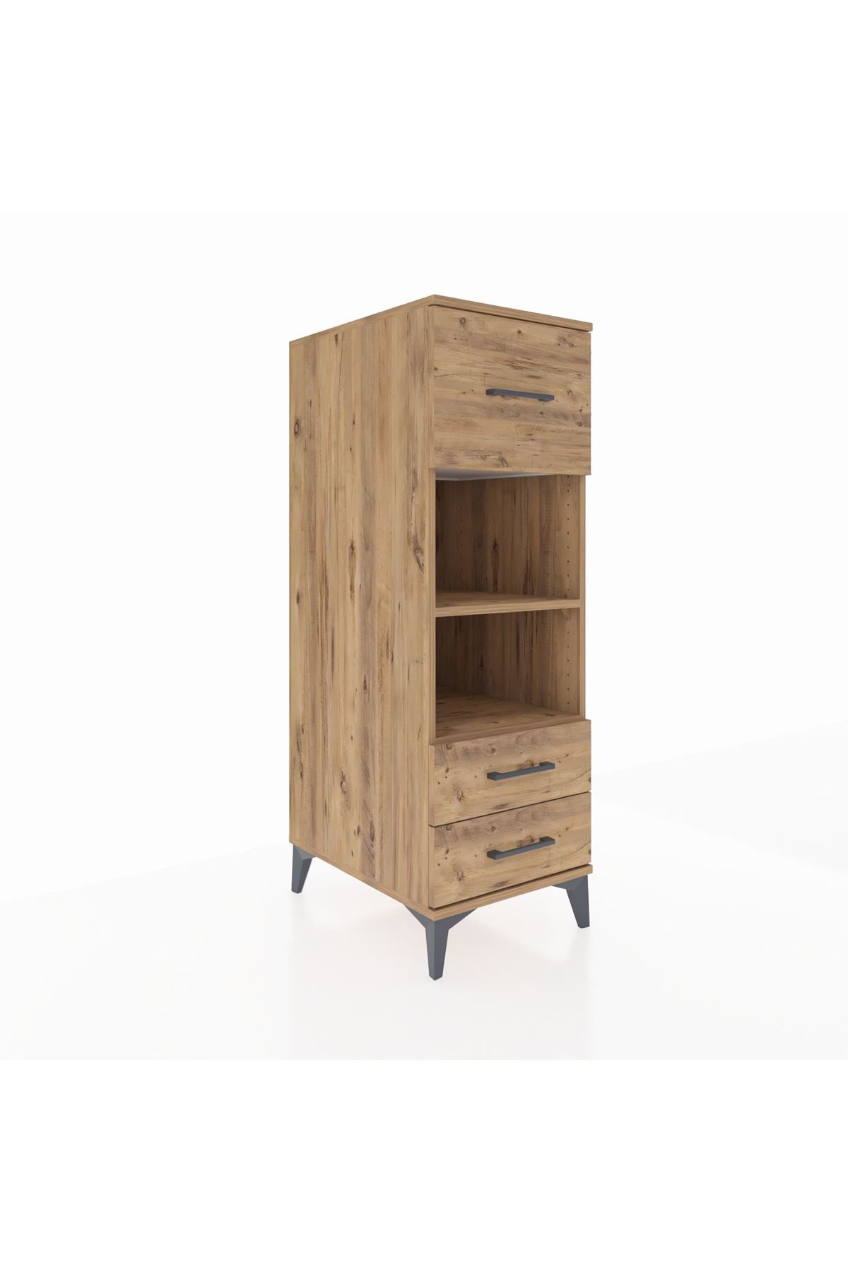Kronos Dolap 2 Raflı 3 Çekmeceli 44x59x134 - S82M092V9C