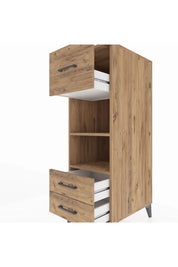 Kronos Dolap 2 Raflı 3 Çekmeceli 44x59x134 - S82M092V9C