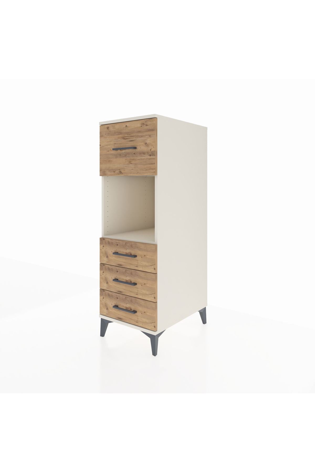Kronos Dolap Tek Raflı 4 Çekmeceli 44x59x134 - S82M094V3C