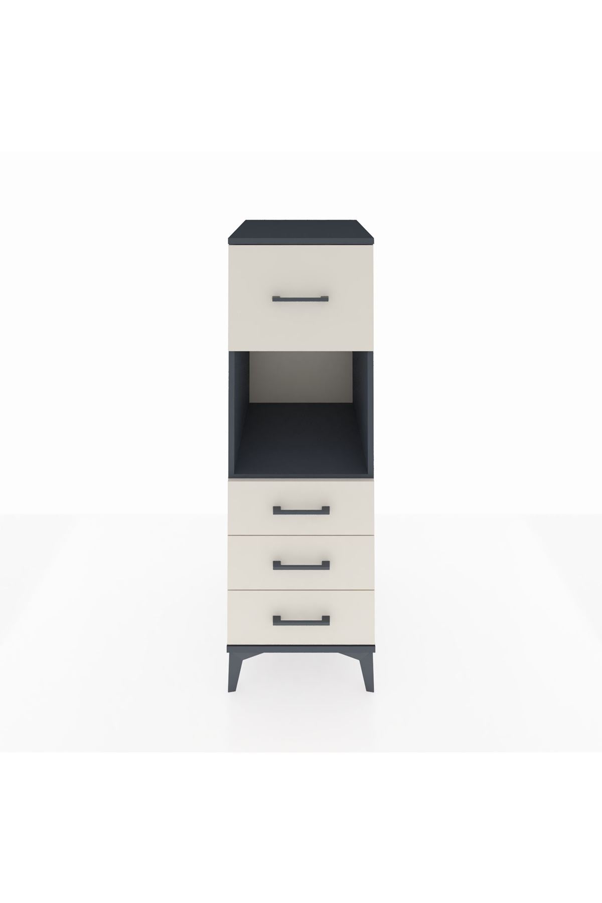Kronos Dolap Tek Raflı 4 Çekmeceli 44x59x134 - S82M094V4C