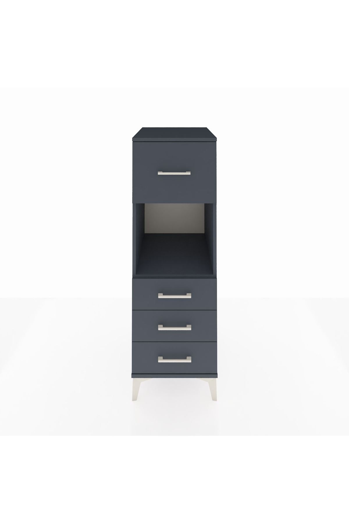 Kronos Dolap Tek Raflı 4 Çekmeceli 44x59x134 - S82M094V5C