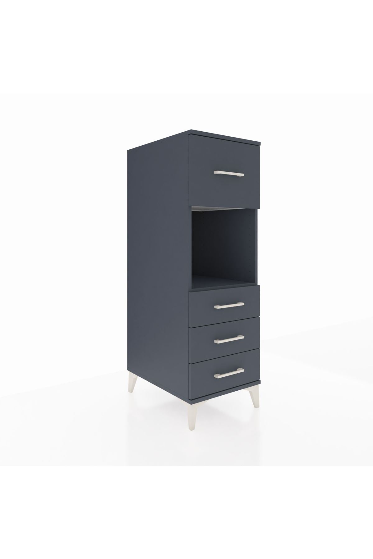 Kronos Dolap Tek Raflı 4 Çekmeceli 44x59x134 - S82M094V5C