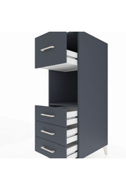 Kronos Dolap Tek Raflı 4 Çekmeceli 44x59x134 - S82M094V5C