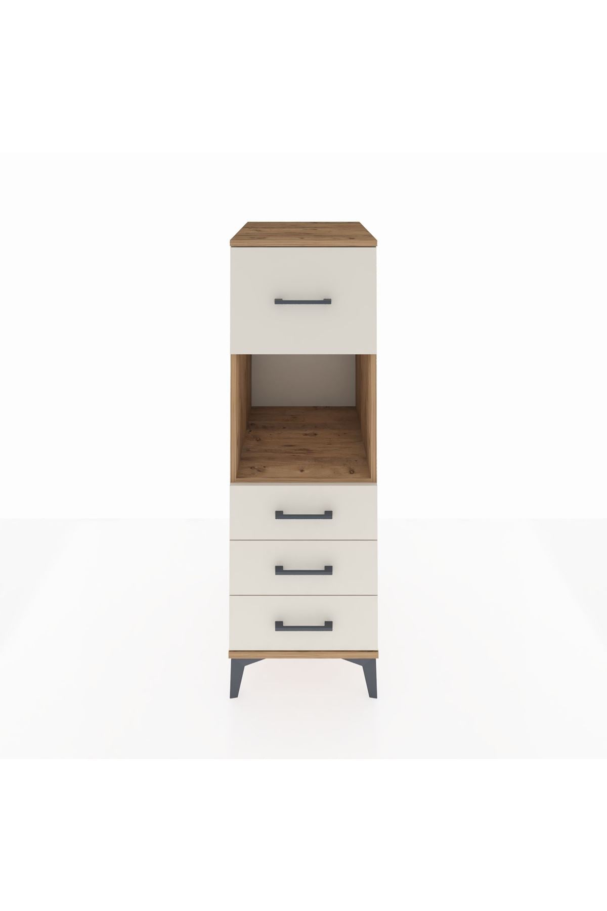 Kronos Dolap Tek Raflı 4 Çekmeceli 44x59x134 - S82M094V7C