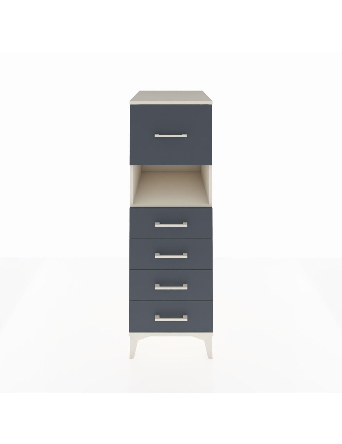 Kronos Dolap Tek Raflı 5 Çekmeceli 44x59x134 - S82M096V2C