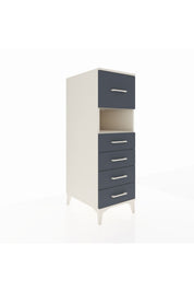 Kronos Dolap Tek Raflı 5 Çekmeceli 44x59x134 - S82M096V2C