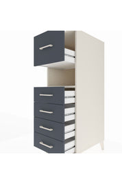 Kronos Dolap Tek Raflı 5 Çekmeceli 44x59x134 - S82M096V2C