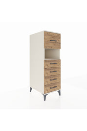 Kronos Dolap Tek Raflı 5 Çekmeceli 44x59x134 - S82M096V3C