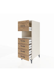 Kronos Dolap Tek Raflı 5 Çekmeceli 44x59x134 - S82M096V3C