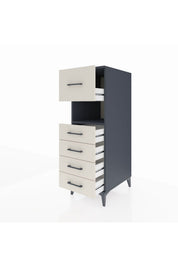 Kronos Dolap Tek Raflı 5 Çekmeceli 44x59x134 - S82M096V4C