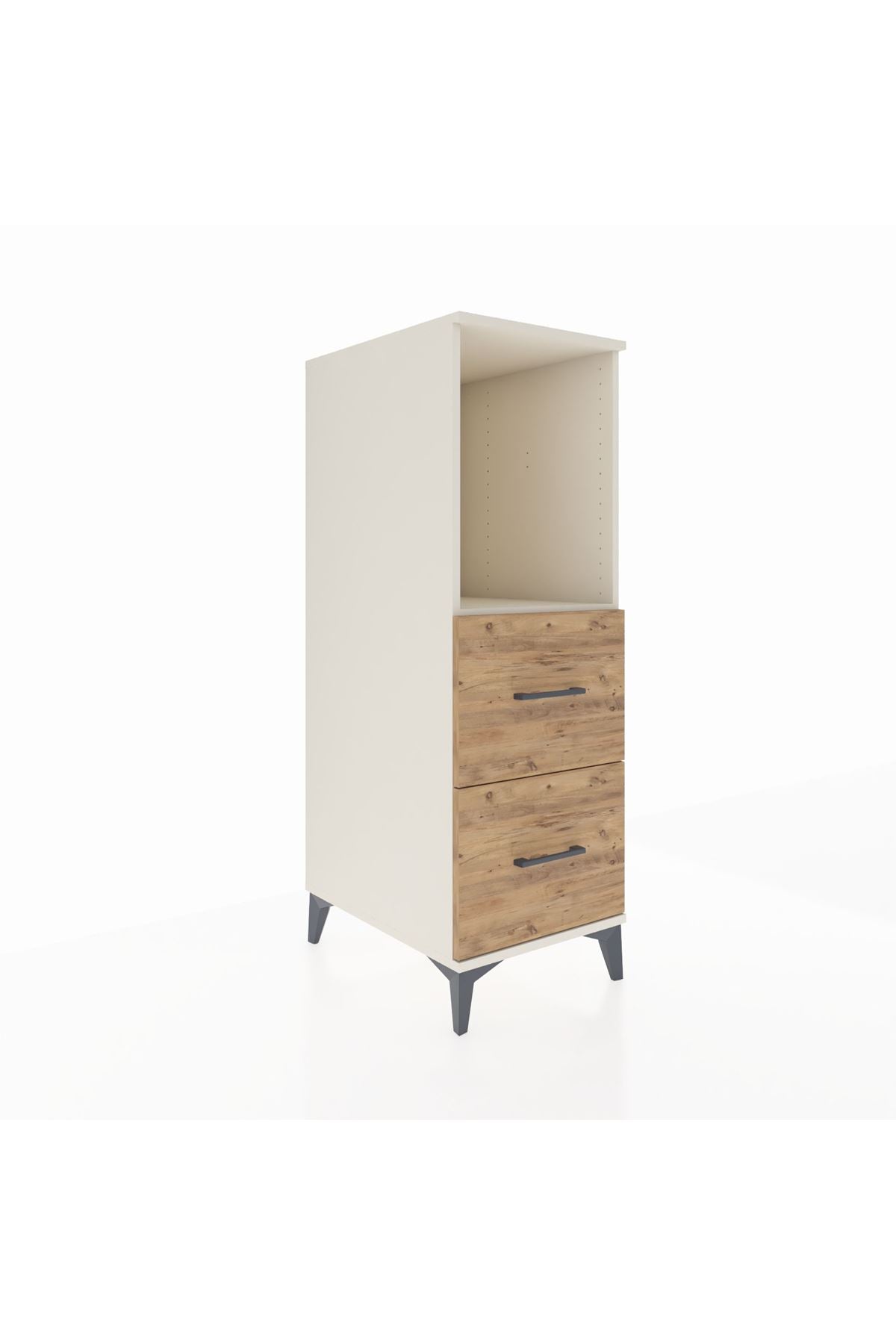 Kronos Dolap Tek Raflı 2 Çekmeceli 44x59x134 - S82M097V3C