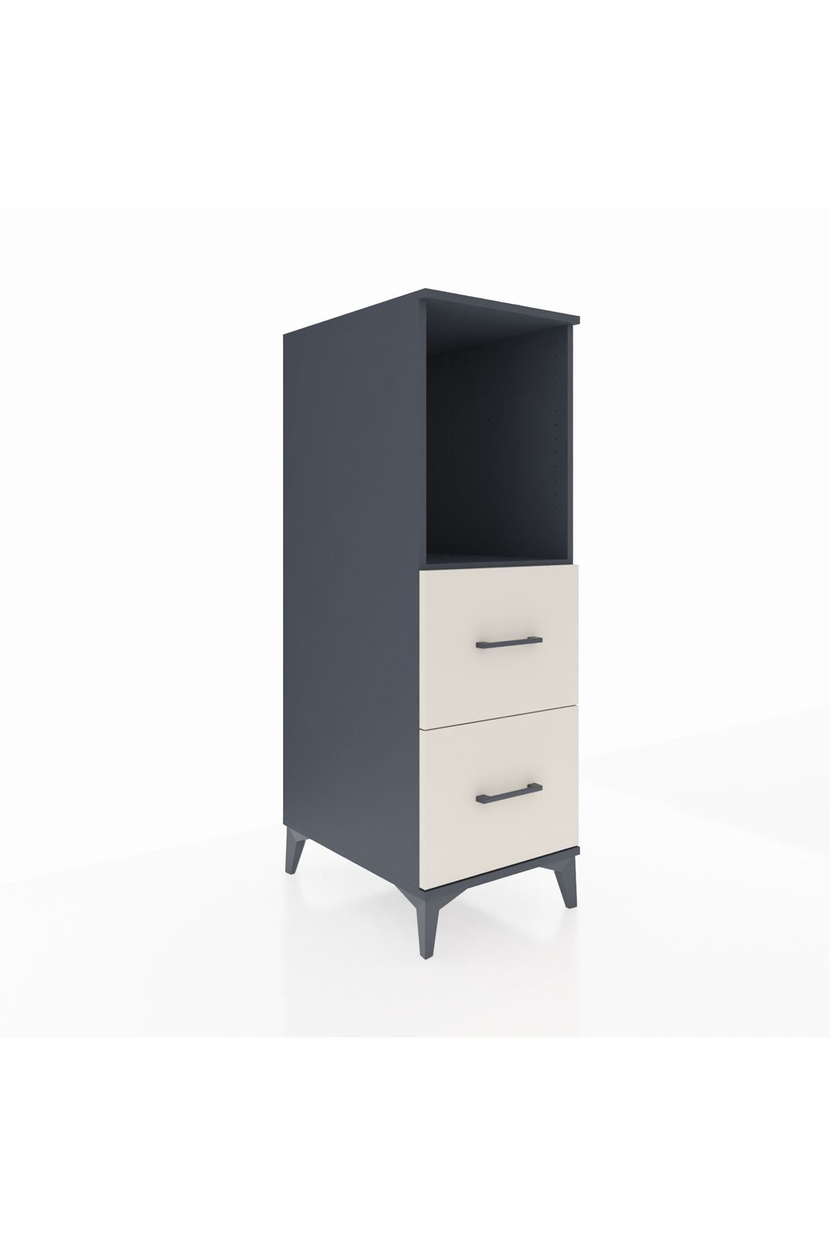 Kronos Dolap Tek Raflı 2 Çekmeceli 44x59x134 - S82M097V4C
