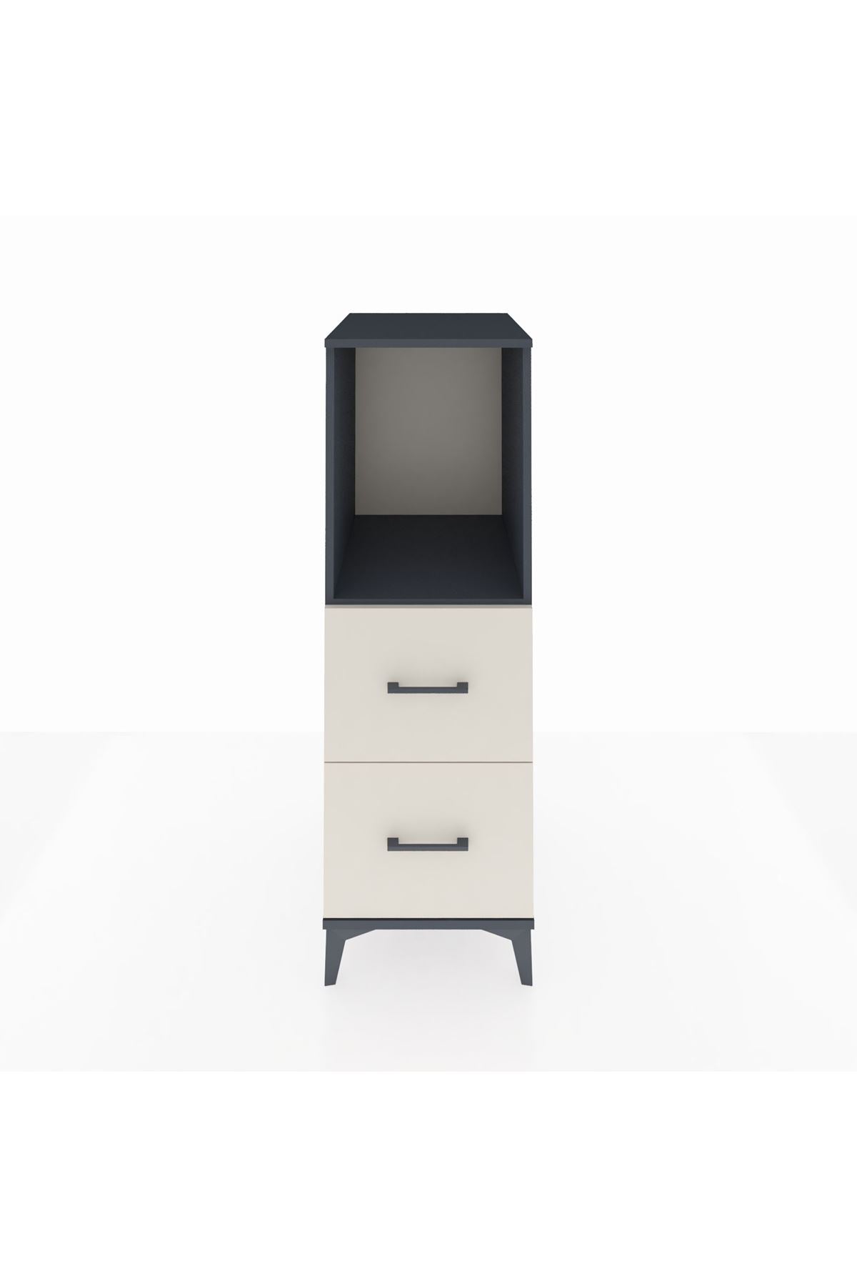 Kronos Dolap Tek Raflı 2 Çekmeceli 44x59x134 - S82M097V4C