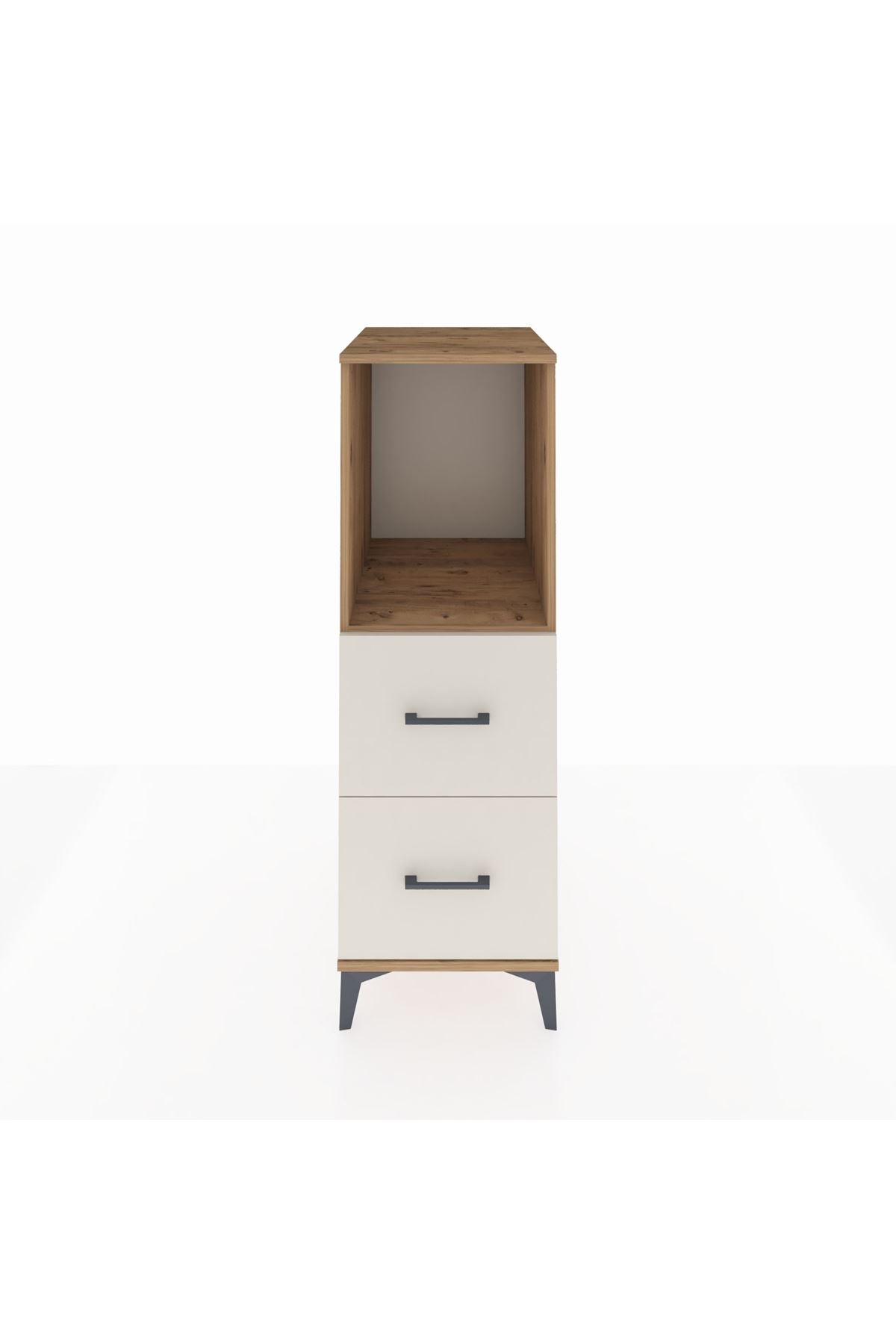 Kronos Dolap Tek Raflı 2 Çekmeceli 44x59x134 - S82M097V7C