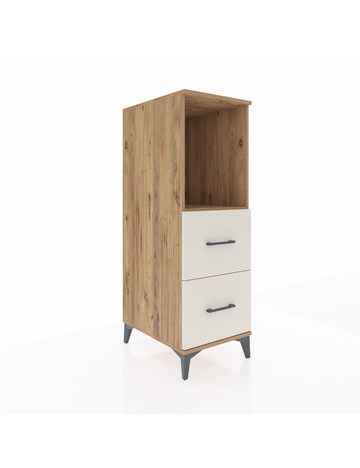Kronos Dolap Tek Raflı 2 Çekmeceli 44x59x134 - S82M097V7C