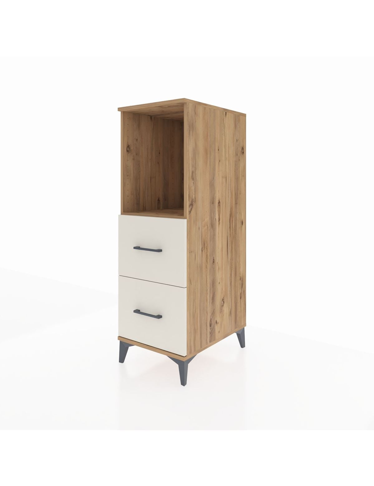 Kronos Dolap Tek Raflı 2 Çekmeceli 44x59x134 - S82M097V7C