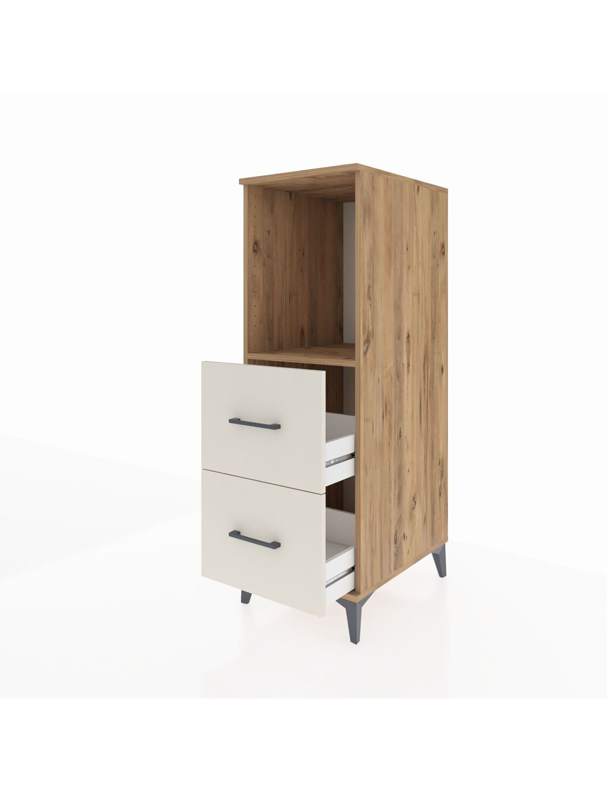 Kronos Dolap Tek Raflı 2 Çekmeceli 44x59x134 - S82M097V7C