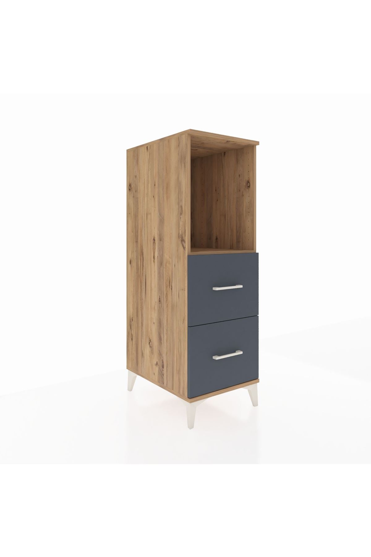 Kronos Dolap Tek Raflı 2 Çekmeceli 44x59x134 - S82M097V8C