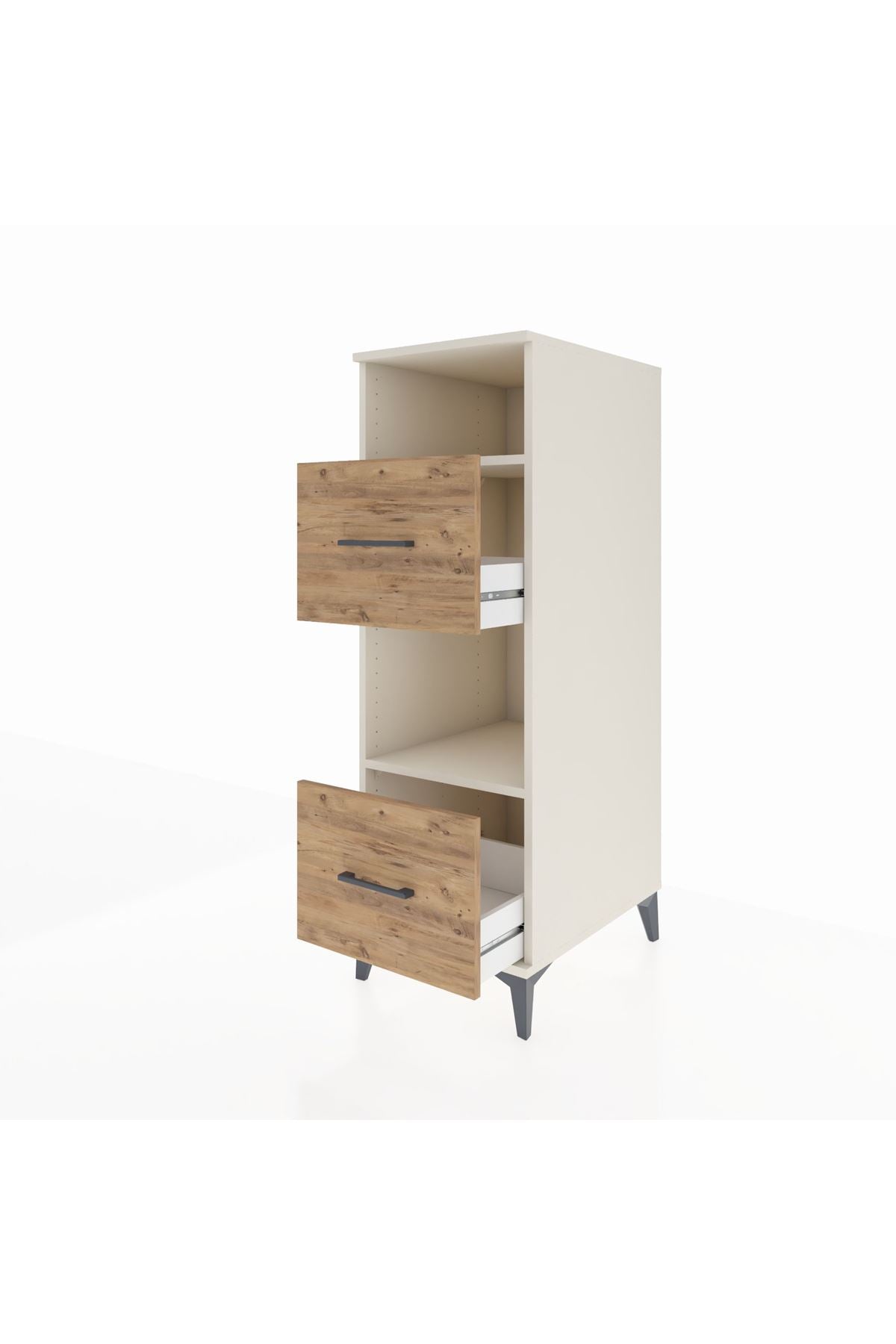 Kronos Dolap 2 Raflı 2 Çekmeceli 44x59x134 - S82M098V3C