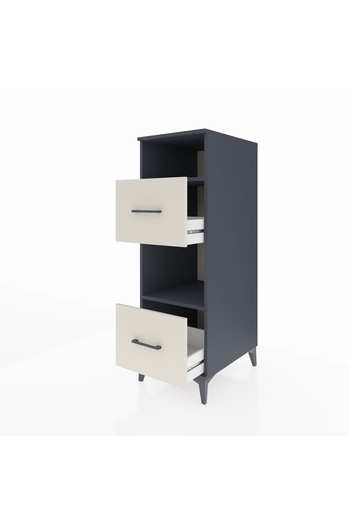 Kronos Dolap 2 Raflı 2 Çekmeceli 44x59x134 - S82M098V4C