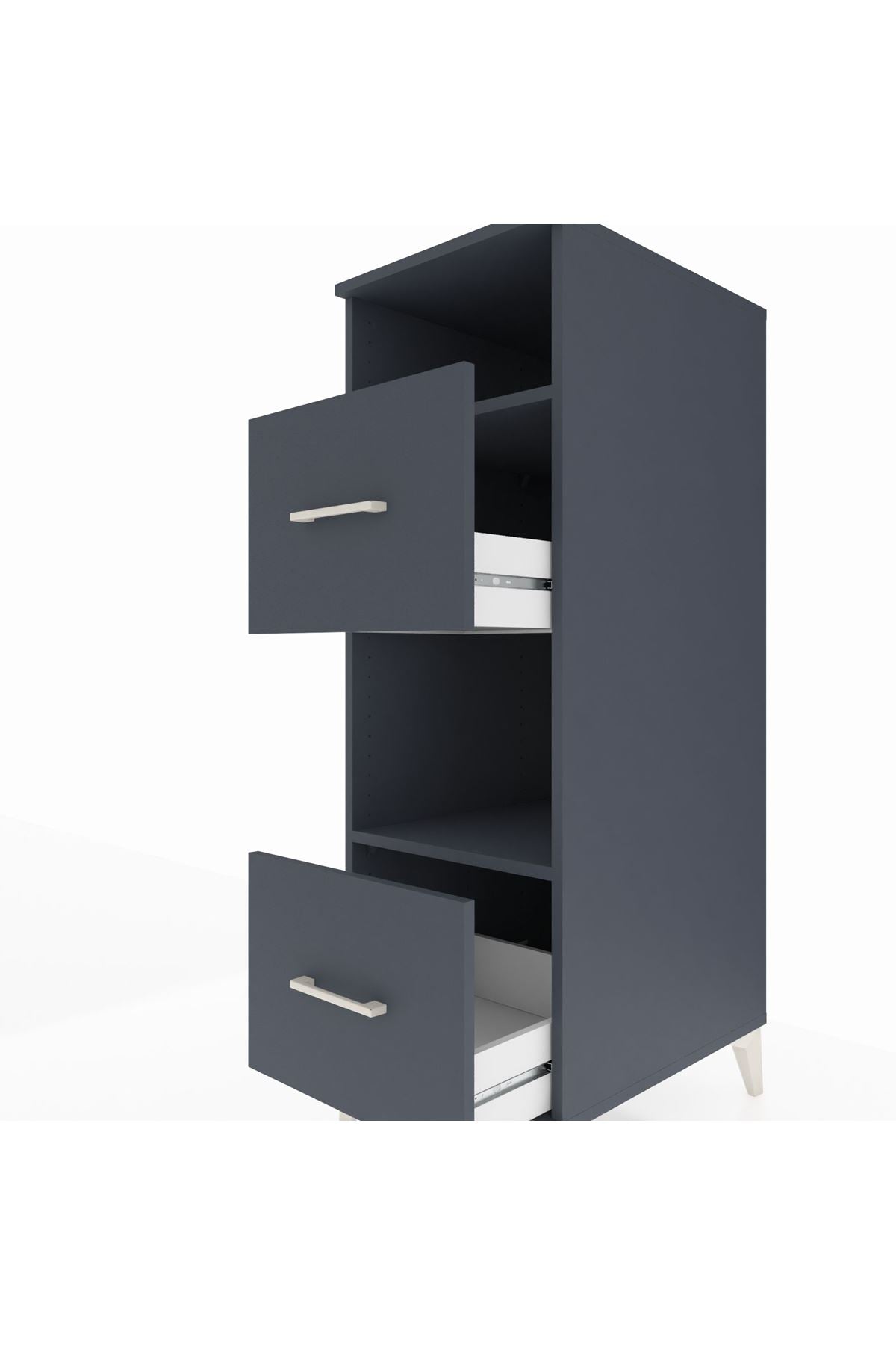 Kronos Dolap 2 Raflı 2 Çekmeceli 44x59x134 - S82M098V5C