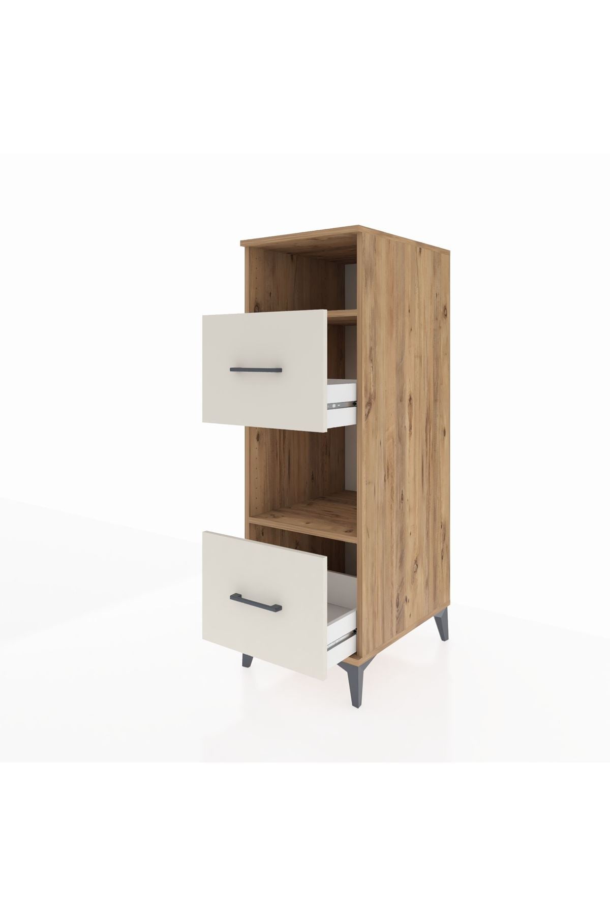 Kronos Dolap 2 Raflı 2 Çekmeceli 44x59x134 - S82M098V7C