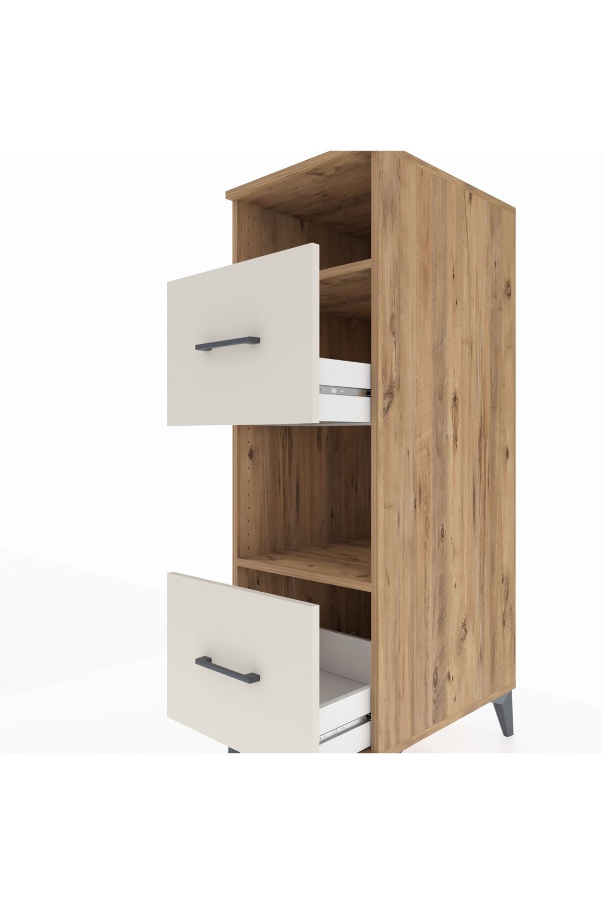 Kronos Dolap 2 Raflı 2 Çekmeceli 44x59x134 - S82M098V7C