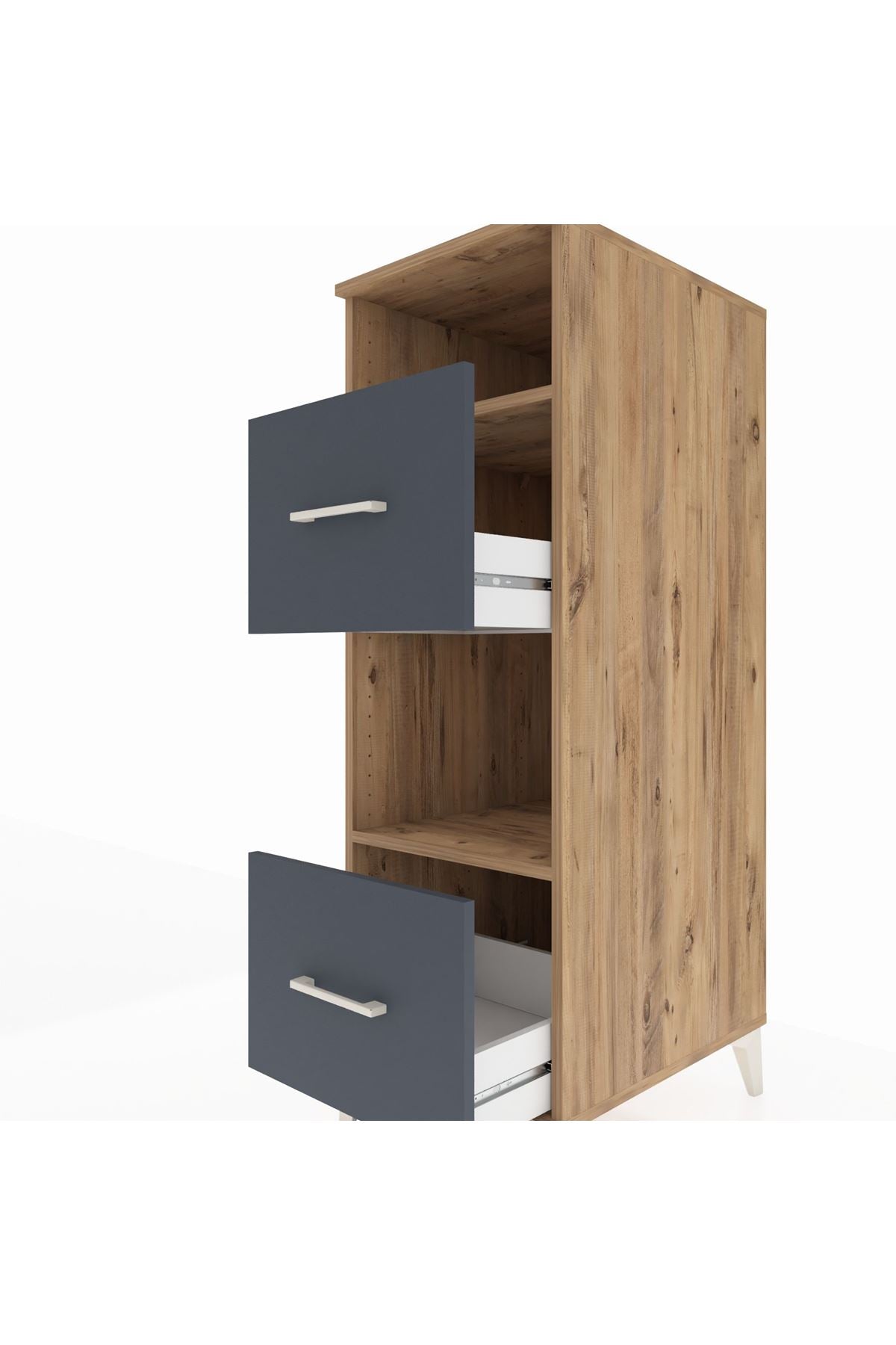 Kronos Dolap 2 Raflı 2 Çekmeceli 44x59x134 - S82M098V8C
