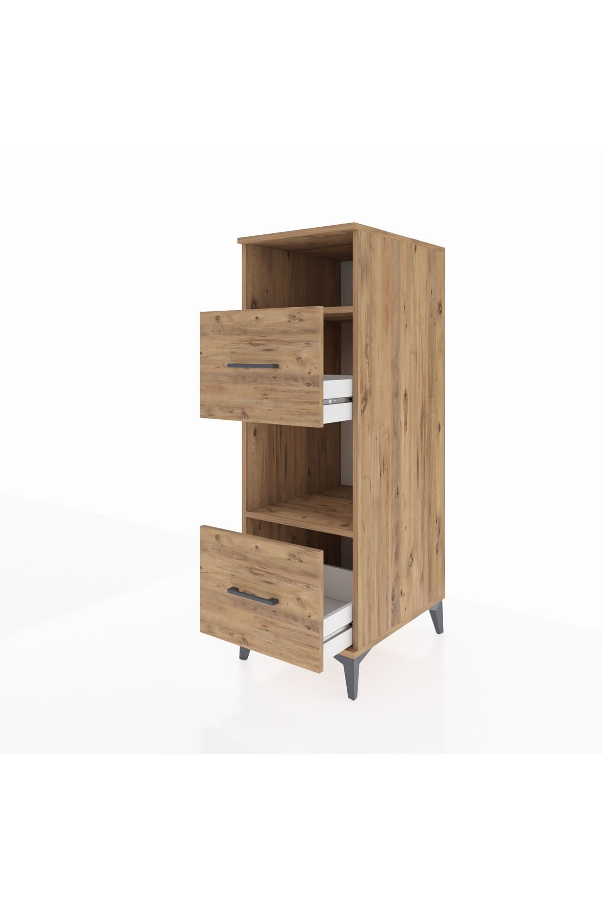 Kronos Dolap 2 Raflı 2 Çekmeceli 44x59x134 - S82M098V9C