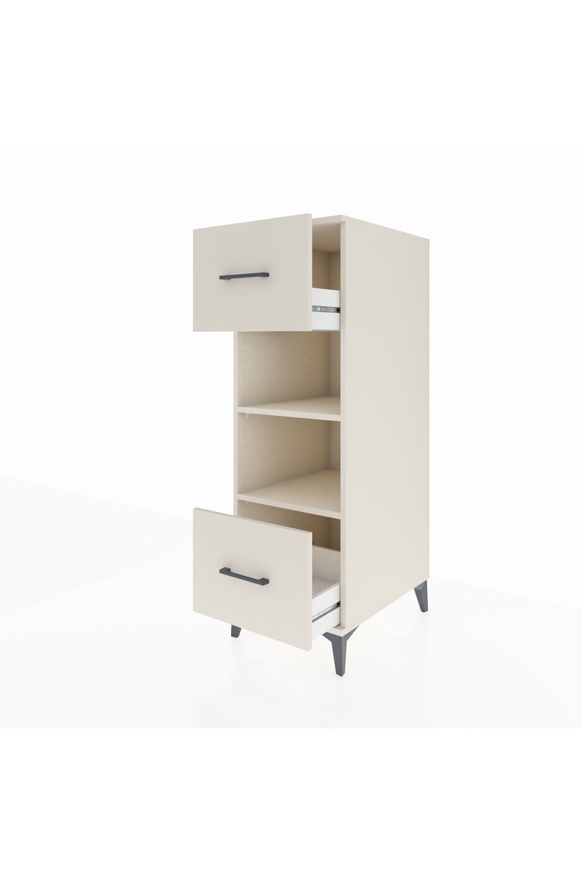 Kronos Dolap 2 Raflı 2 Çekmeceli 44x59x134 - S82M099V1C