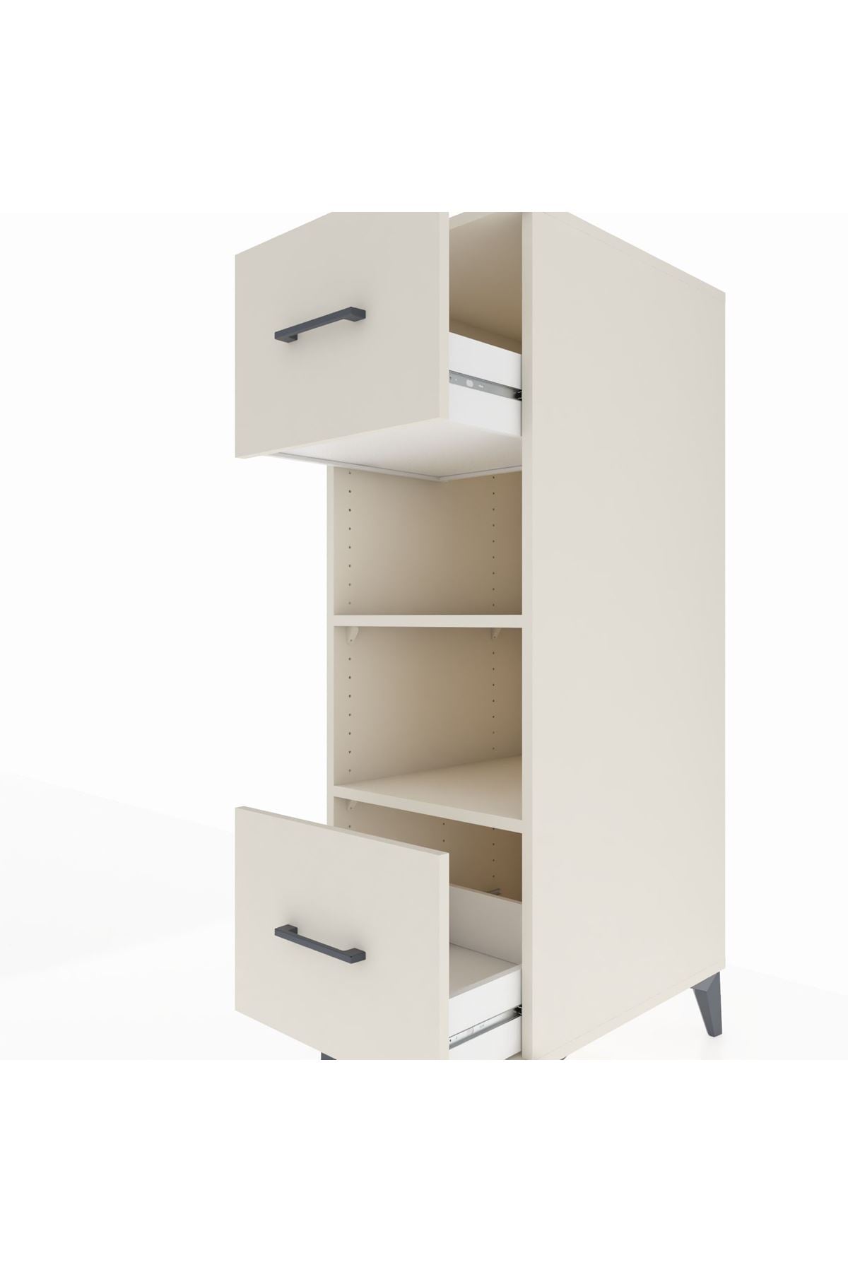Kronos Dolap 2 Raflı 2 Çekmeceli 44x59x134 - S82M099V1C