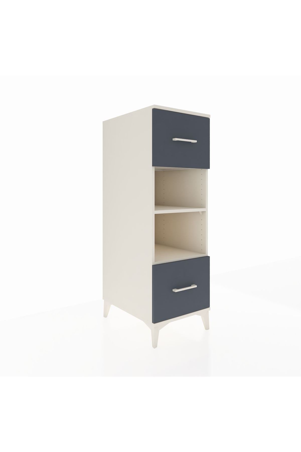 Kronos Dolap 2 Raflı 2 Çekmeceli 44x59x134 - S82M099V2C