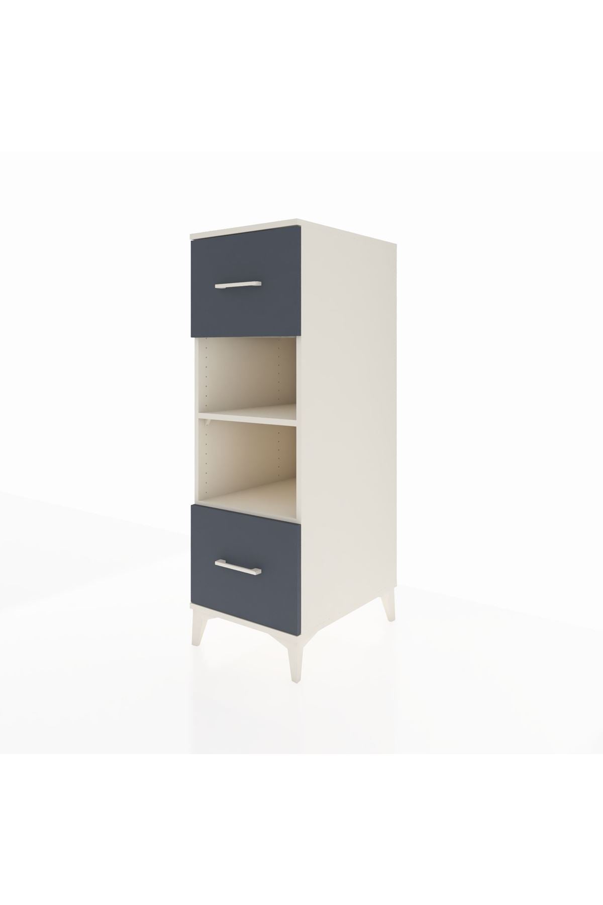 Kronos Dolap 2 Raflı 2 Çekmeceli 44x59x134 - S82M099V2C