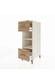 Kronos Dolap 2 Raflı 2 Çekmeceli 44x59x134 - S82M099V3C