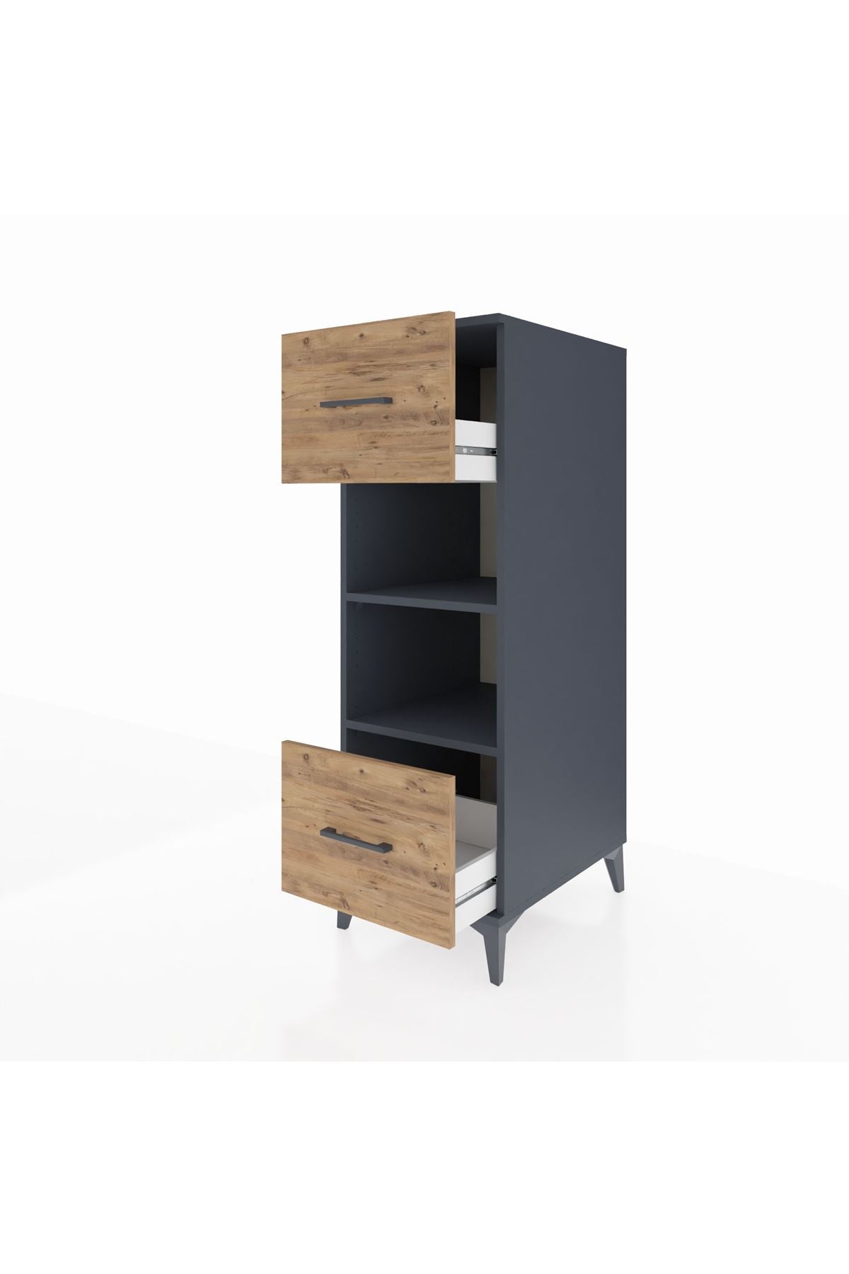 Kronos Dolap 2 Raflı 2 Çekmeceli 44x59x134 - S82M099V6C