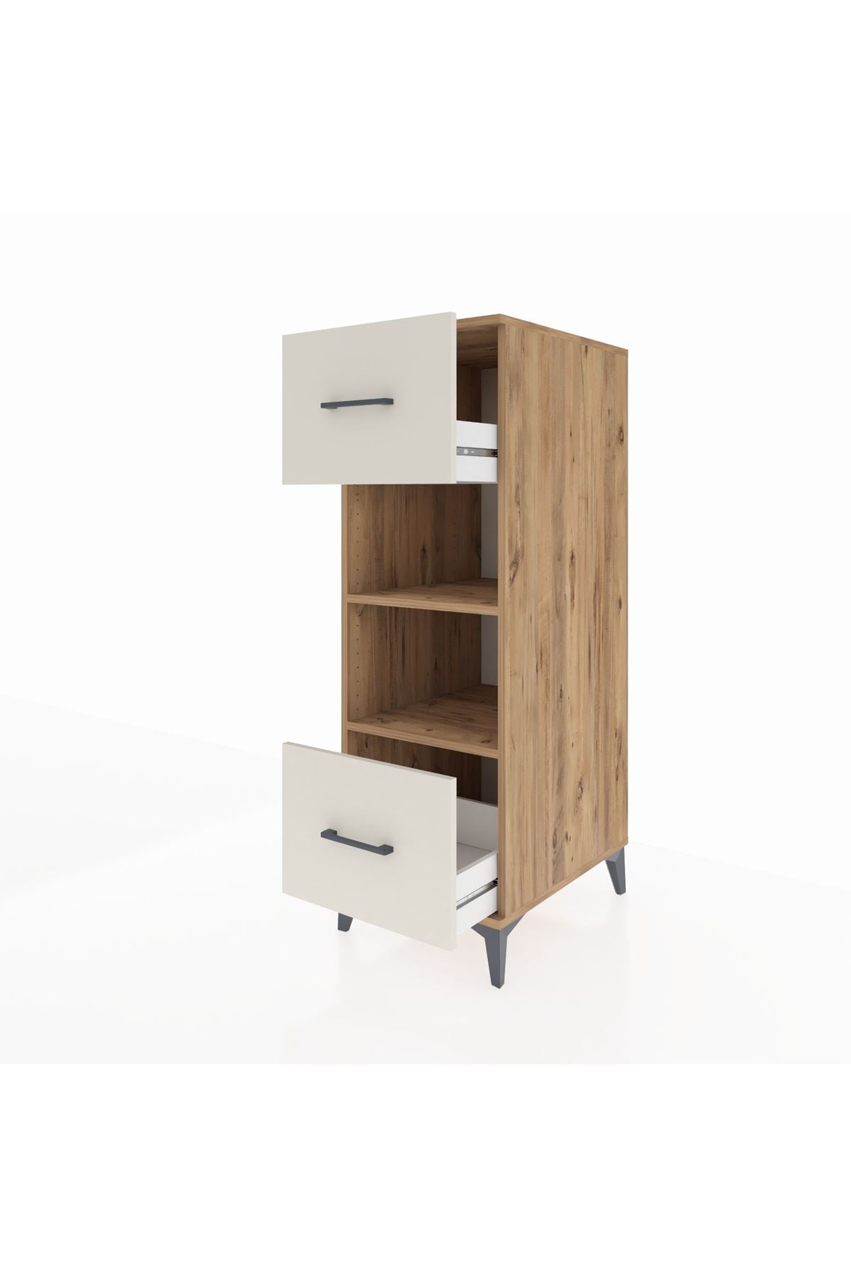 Kronos Dolap 2 Raflı 2 Çekmeceli 44x59x134 - S82M099V7C